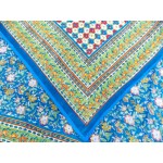 Double Bed Jaipuri Quilt / Razai Hand Block Printing Floral Design Size 90*108